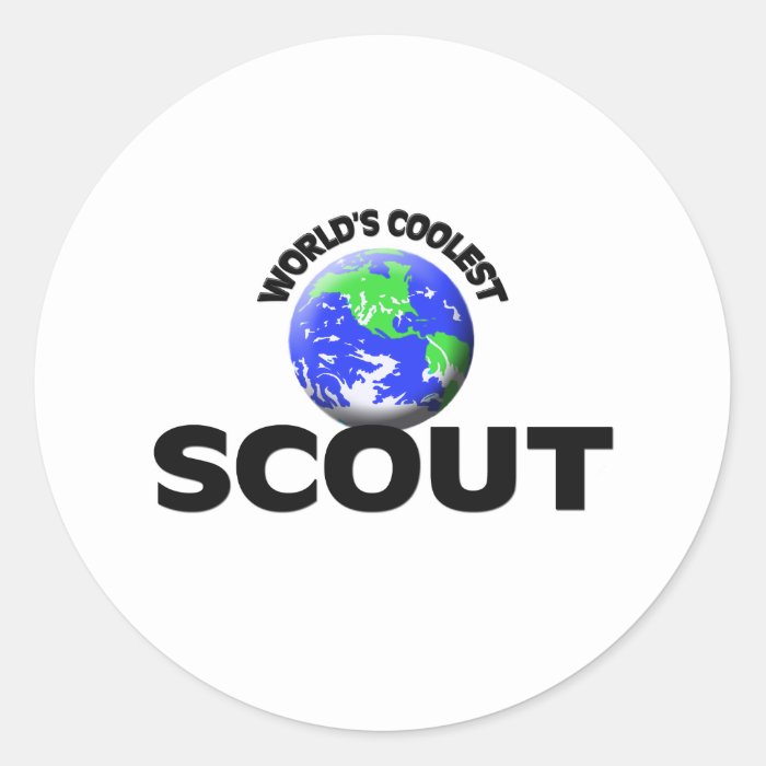 World's Coolest Scout Sticker