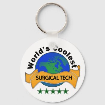 World's Coolest Surgical Tech Keychain by medical_gifts at Zazzle