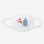 World's Coolest Trumpet White Cotton Face Mask