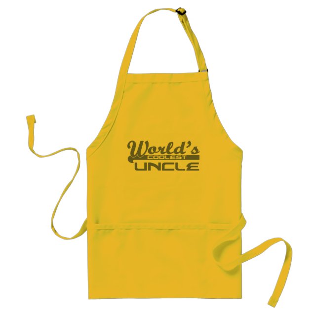 World's Coolest Uncle Adult Apron (Front)