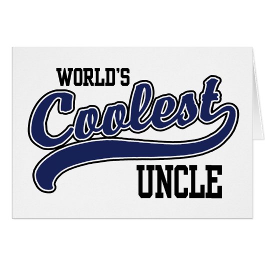 World's Coolest Uncle Cards (Front Horizontal)