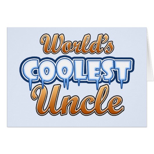 World's Coolest Uncle Cards (Front Horizontal)