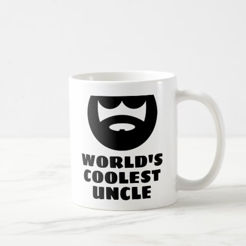 Worlds Coolest Uncle funny coffee mug gift