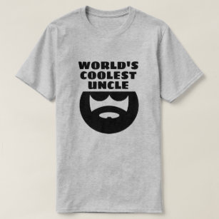 World's Coolest Uncle funny graphic t shirt