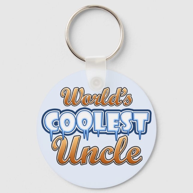 World's Coolest Uncle Keychain (Front)