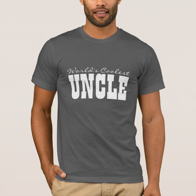 World's Coolest Uncle T shirt (Front)