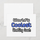 World's Coolest Wrestling Coach (Front/Back)