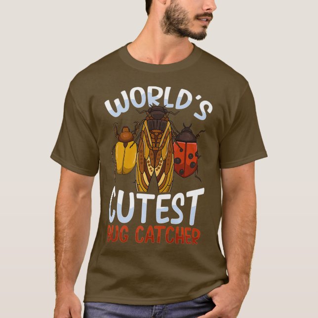 Worlds Cutest Bug Catcher Premium T-Shirt (Front)