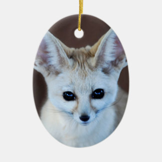 Worlds Cutest Fennec Fox Ceramic Ornament