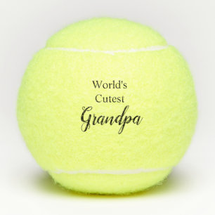 World's Cutest Grandpa Tennis Balls