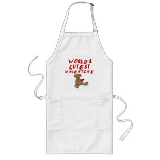 World's Cutest Valentine Long Apron