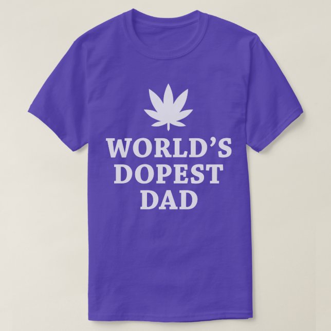 Worlds Dopest Dad 1 T-Shirt (Design Front)