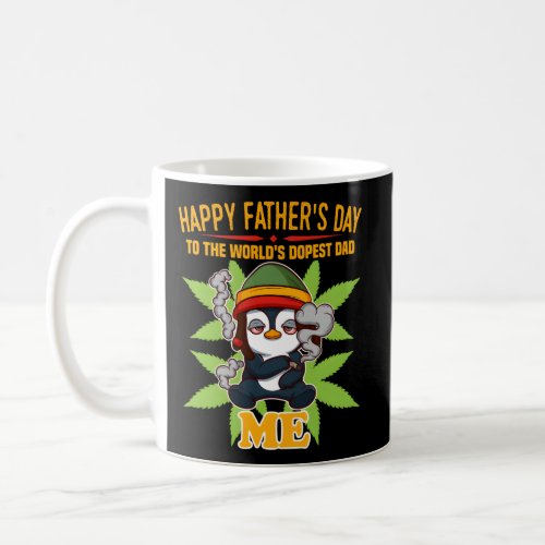 WorldS Dopest Dad Thc Cbd FatherS Day Weed Coffee Mug