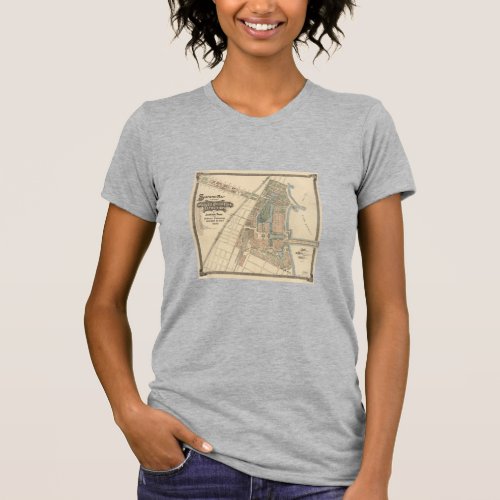 Worlds Fair Chicago Souvenir Map 1893 T_Shirt