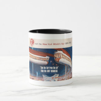 World's Fair Monorail, New York 1964 Vintage Mug