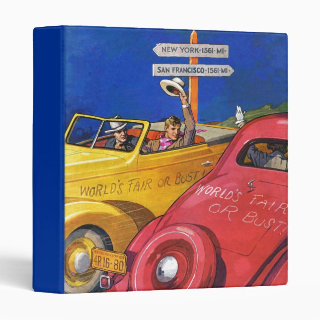 World's Fair or Bust 3 Ring Binder (Front/Spine)