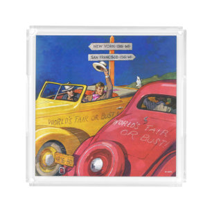 World's Fair or Bust Acrylic Tray