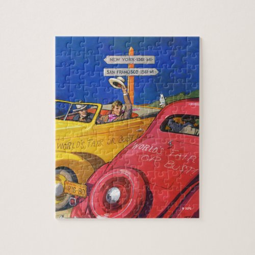 Worlds Fair or Bust Jigsaw Puzzle