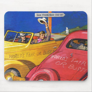 World's Fair or Bust Mouse Pad
