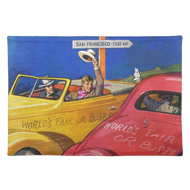 World's Fair or Bust Placemat (Front)