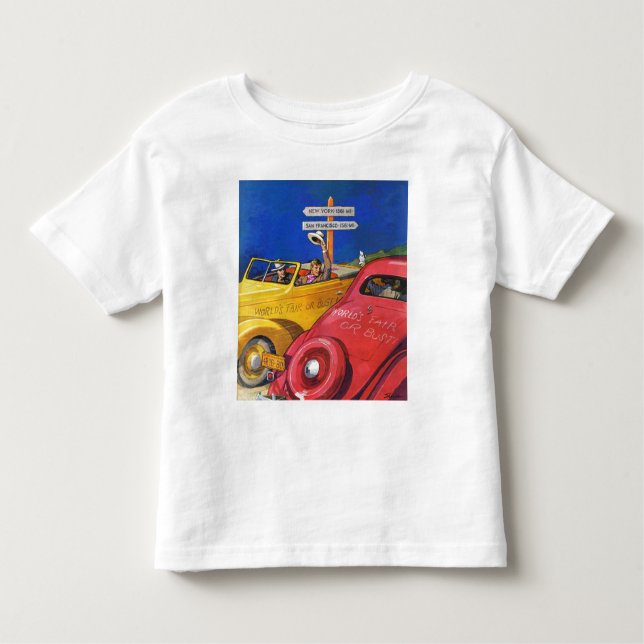 World's Fair or Bust Toddler T-shirt (Front)