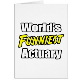 World's Funniest Actuary Cards