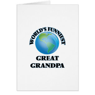 World's Funniest Great Grandpa Cards