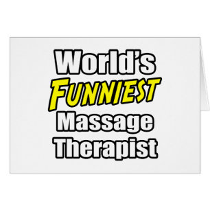 World's Funniest Massage Therapist Cards