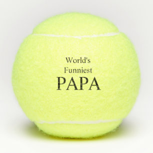 World's Funniest Papa Tennis Balls
