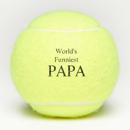 Worlds Funniest Papa Tennis Balls