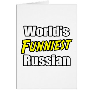 World's Funniest Russian Cards