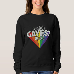 World's Gayest Uncle Lgbt Pride Guncle   Proud Gay Sweatshirt