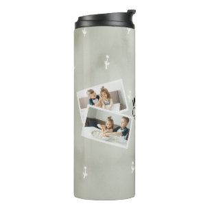 World's Greatest 4 Photo Custom Collage  Thermal Tumbler