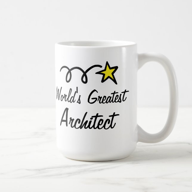 World's Greatest Architect - Coffee Mug gift (Right)