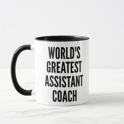 Worlds Greatest Assistant Coach Mug