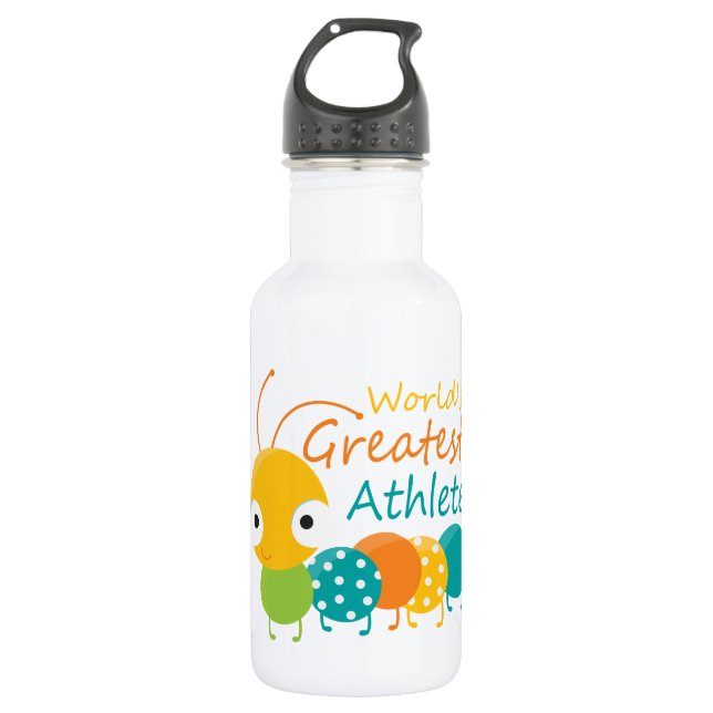 World's Greatest Athlete Water Bottle (Front)