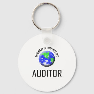 World's Greatest Auditor Keychain