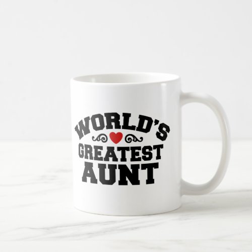 Worlds Greatest Aunt Coffee Mug