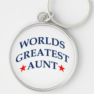 Worlds Greatest Aunt Keychain