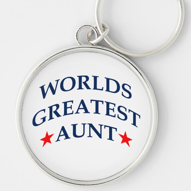 Worlds Greatest Aunt Keychain (Front)