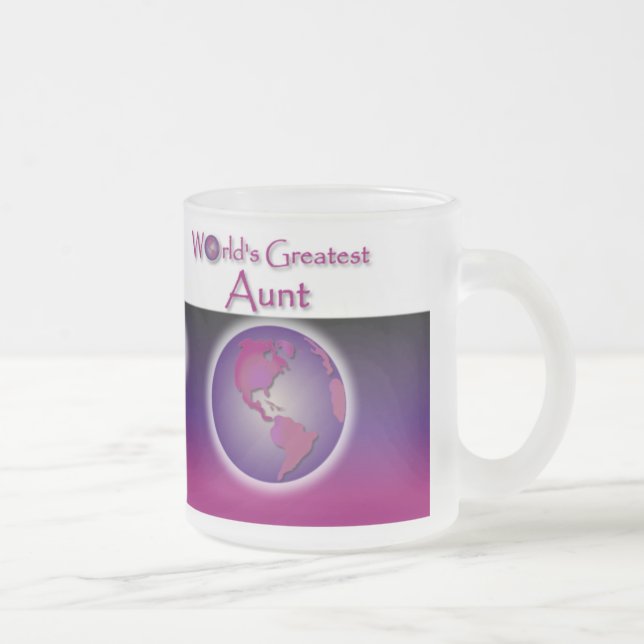 World's Greatest Aunt Mauve Gift Mug (Right)