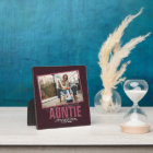 World's Greatest Auntie | Modern Photo Plaque