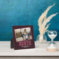 World's Greatest Auntie | Modern Photo Plaque