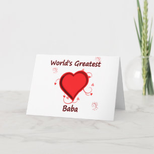World's Greatest baba Card