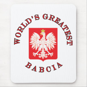World's Greatest Babcia Mouse Pad