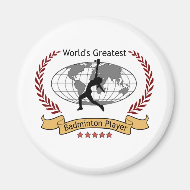 World's Greatest Badminton Player (Women) Magnet (Front)
