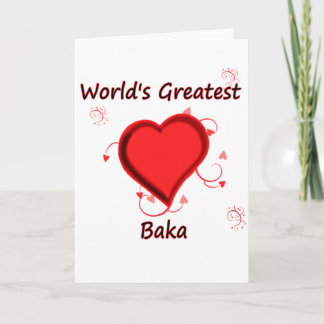 World's Greatest baka Card