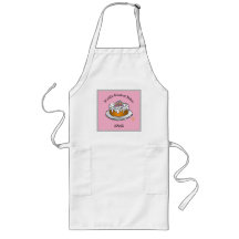 World's Greatest Baker Cake on Pink (+Name) Apron