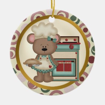 World's Greatest Baker Ornament by doodlesfunornaments at Zazzle