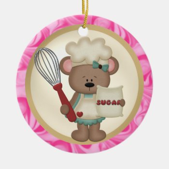 World's Greatest Baker Ornament by doodlesfunornaments at Zazzle